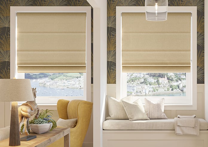 Delicate Chevron, Sunbeam - Motorised Roman Blind - Image 3